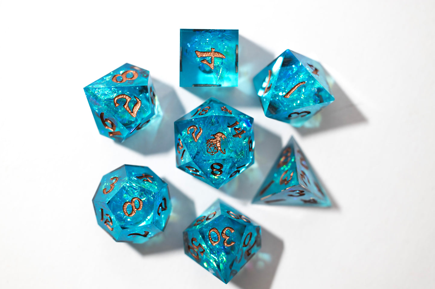 Shop Captured Magic - Blue & Gold at Dragonheart Dice