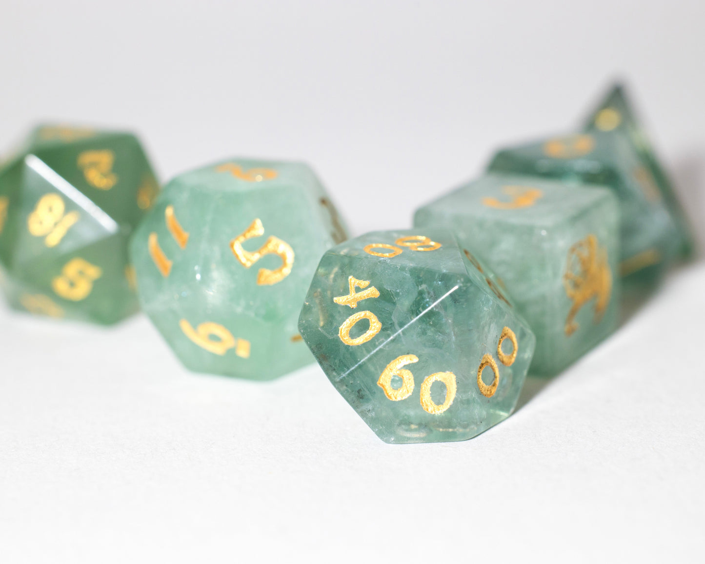 Shop Green Fluorite at Dragonheart Dice