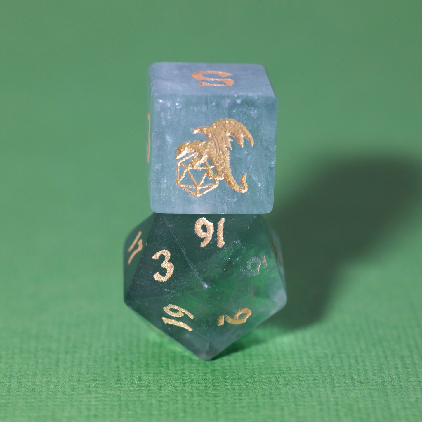 Shop Green Fluorite at Dragonheart Dice