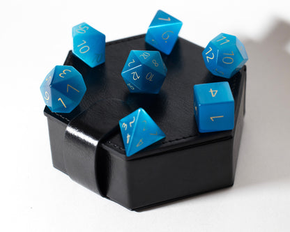 Shop Aquamarine Cat's Eye at Dragonheart Dice
