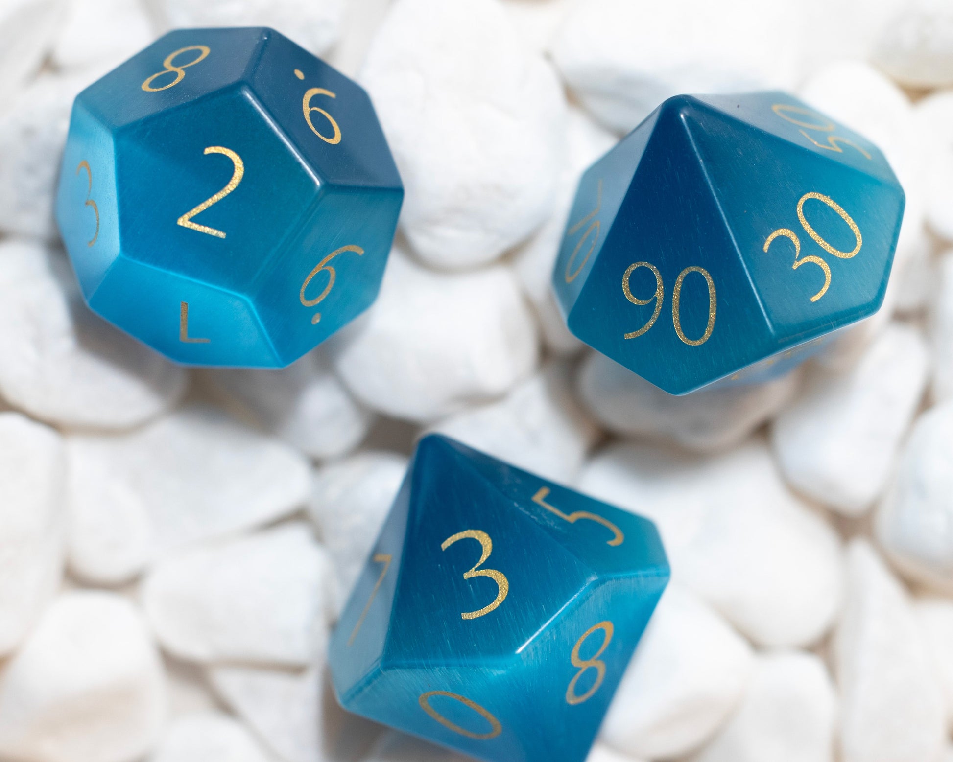 Shop Aquamarine Cat's Eye at Dragonheart Dice