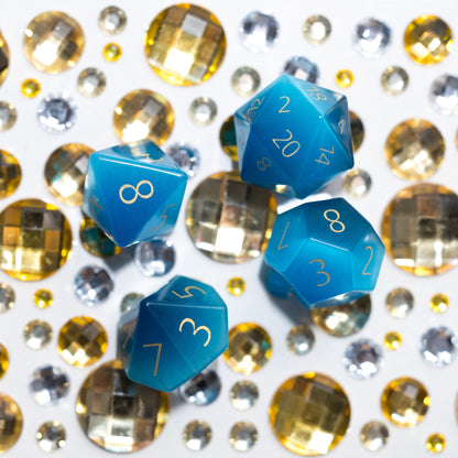 Shop Aquamarine Cat's Eye at Dragonheart Dice