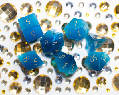 Shop Aquamarine Cat's Eye at Dragonheart Dice
