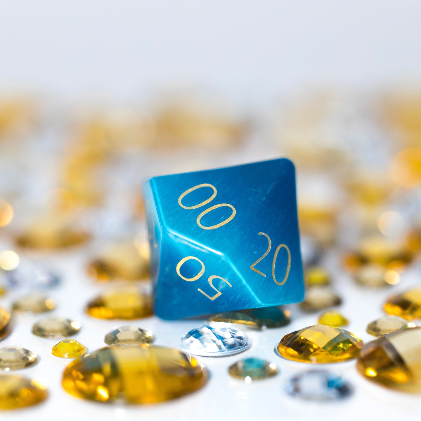 Shop Aquamarine Cat's Eye at Dragonheart Dice