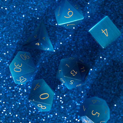 Shop Aquamarine Cat's Eye at Dragonheart Dice