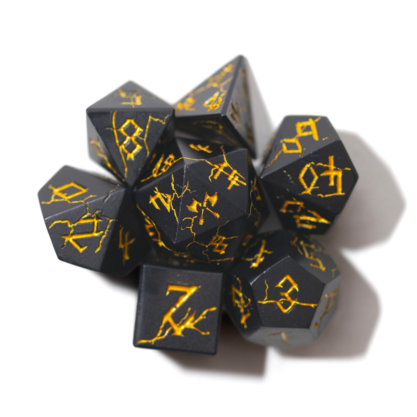 Shop Barbarian Dice - Black & Gold at Dragonheart Dice