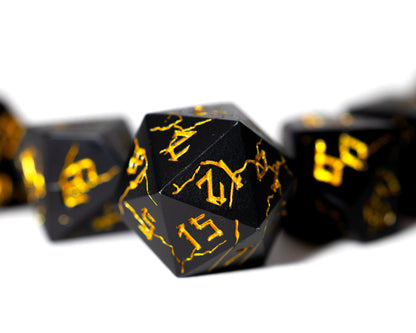 Shop Barbarian Dice - Black & Gold at Dragonheart Dice