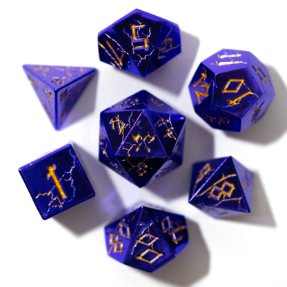 Shop Barbarian Dice - Purple & Gold at Dragonheart Dice