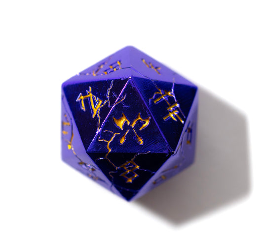 Shop Barbarian Dice - Purple & Gold at Dragonheart Dice