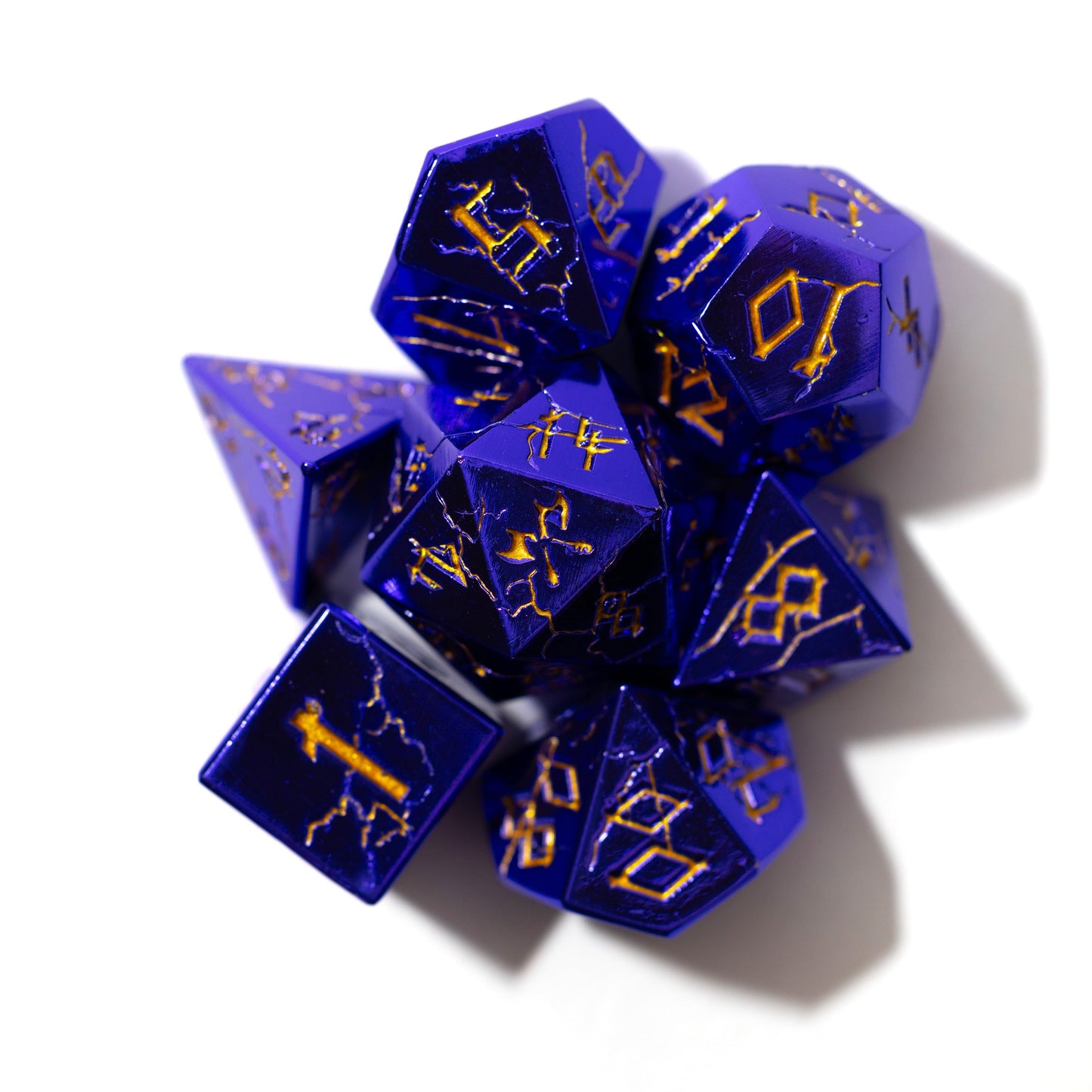 Shop Barbarian Dice - Purple & Gold at Dragonheart Dice
