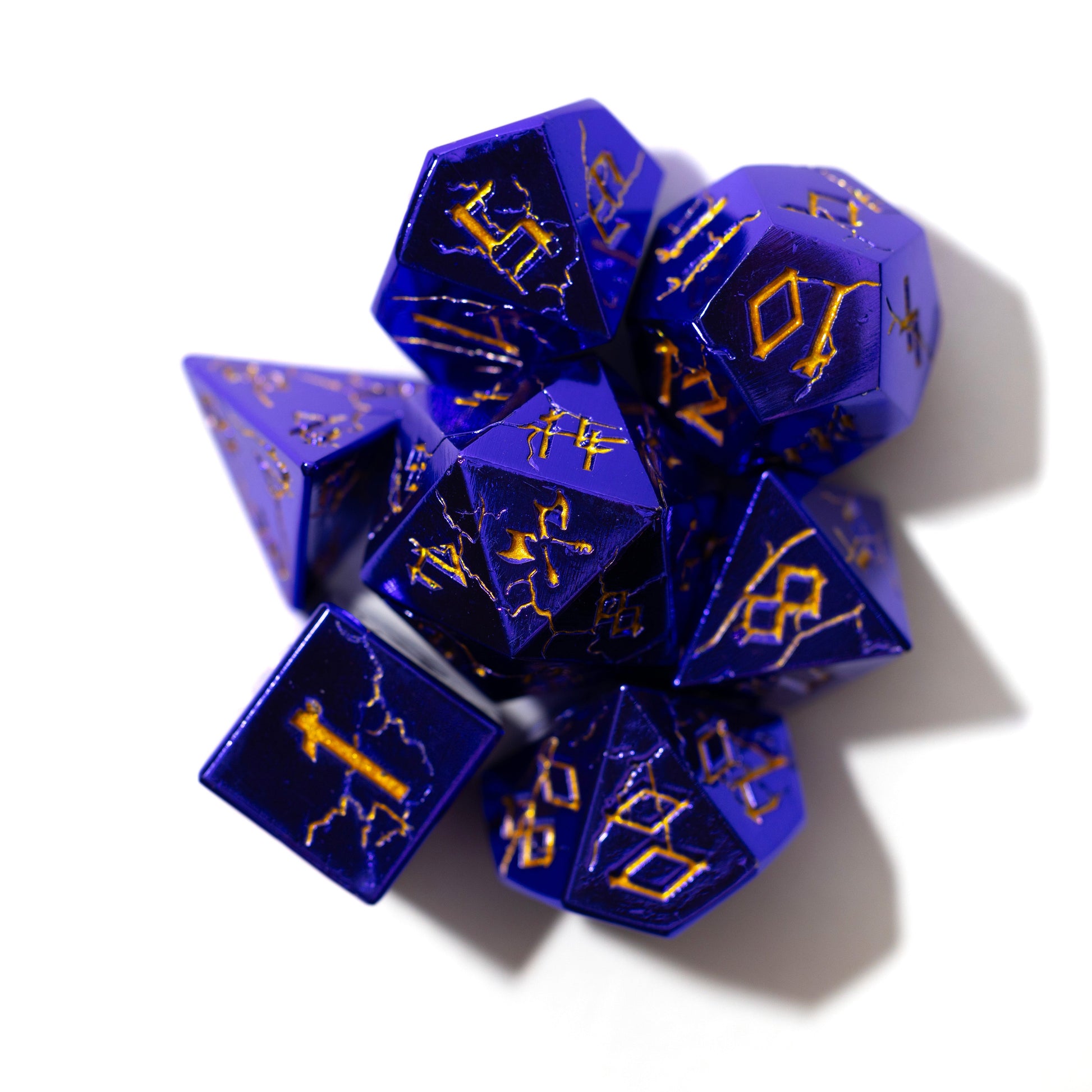 Shop Barbarian Dice - Purple & Gold at Dragonheart Dice