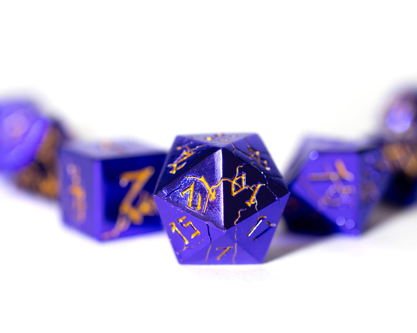 Shop Barbarian Dice - Purple & Gold at Dragonheart Dice