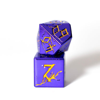 Shop Barbarian Dice - Purple & Gold at Dragonheart Dice