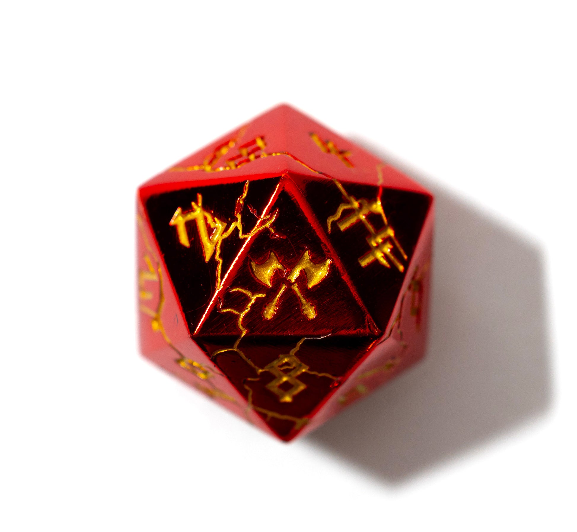 Shop Barbarian Dice - Red & Gold at Dragonheart Dice