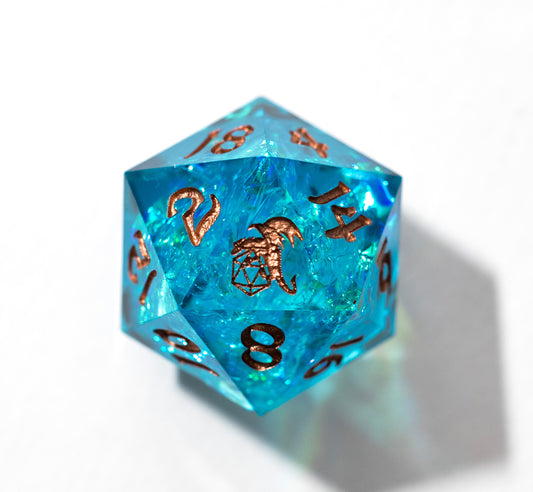 Shop Captured Magic - Blue & Gold at Dragonheart Dice