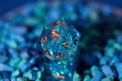 Shop Captured Magic - Blue & Gold at Dragonheart Dice