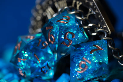 Shop Captured Magic - Blue & Gold at Dragonheart Dice
