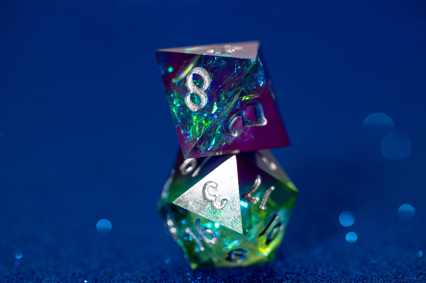 Shop Captured Magic - Purple & Green at Dragonheart Dice