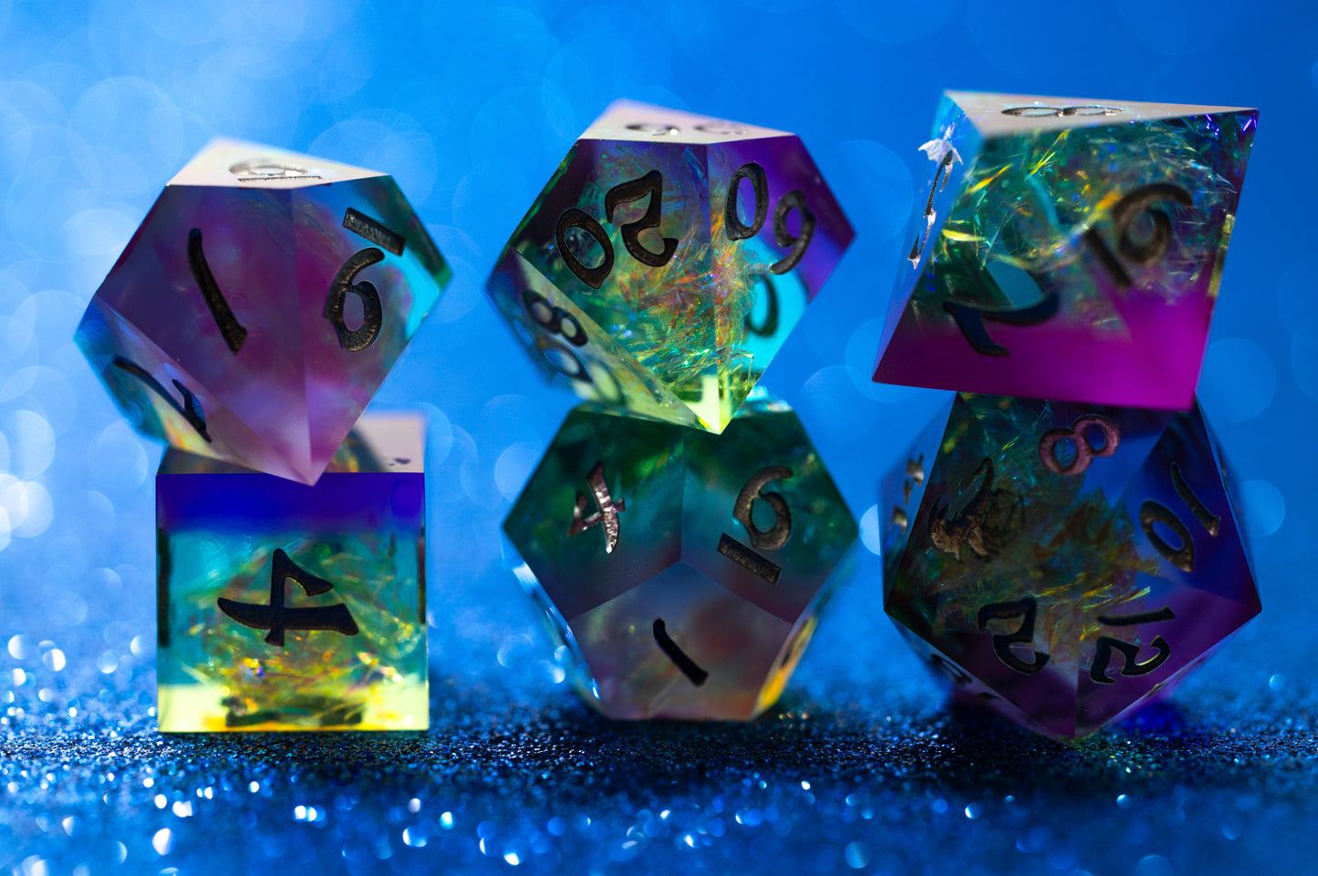 Shop Captured Magic - Purple & Green at Dragonheart Dice