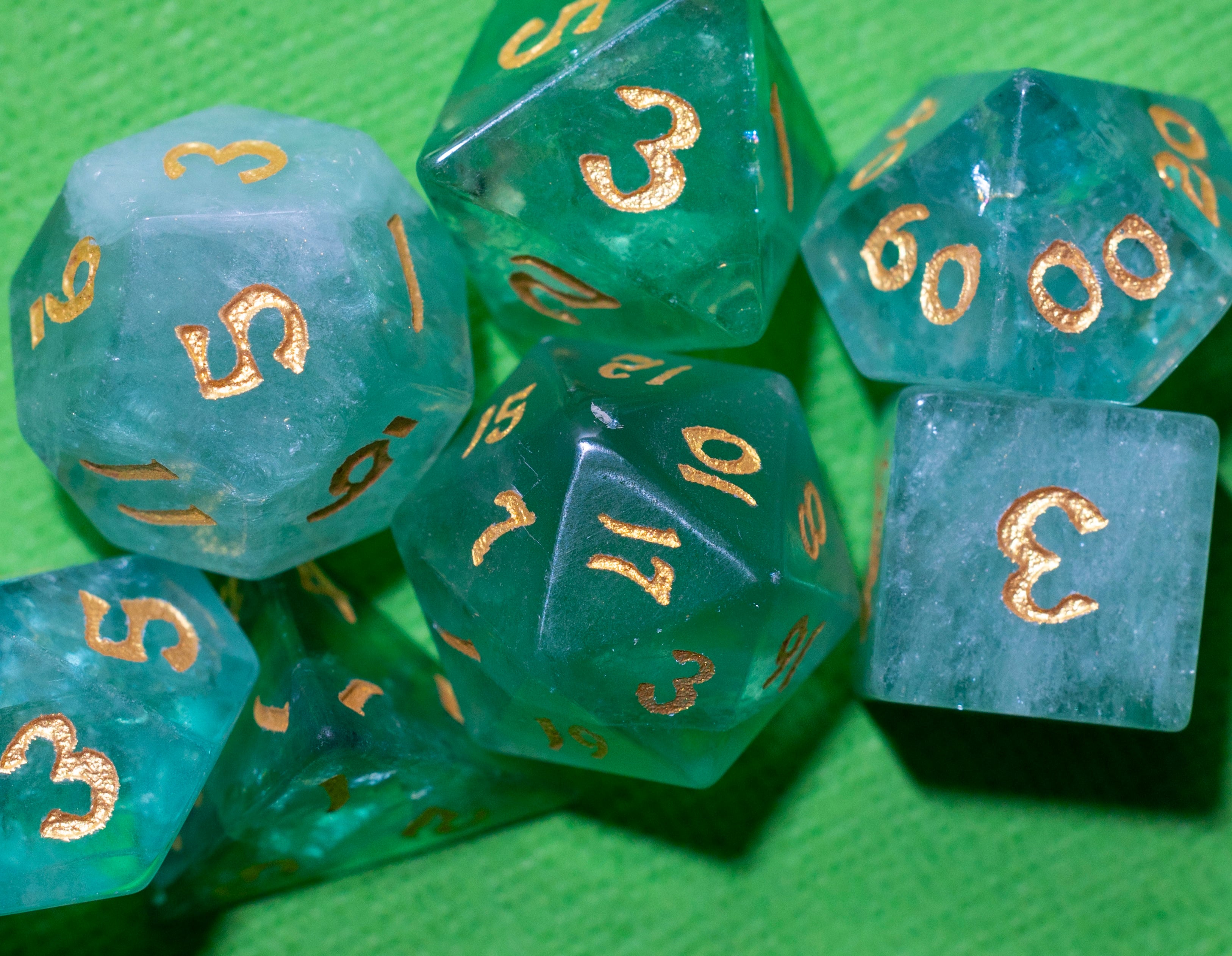 Shop Green Florite at Dragonheart Dice