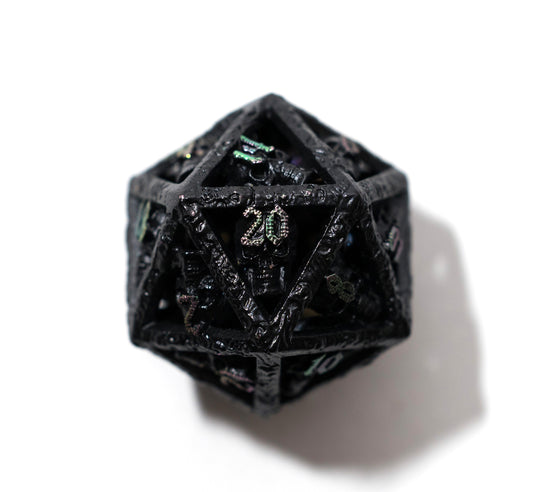 Shop Skull's Grin - Black with Chromatic at Dragonheart Dice